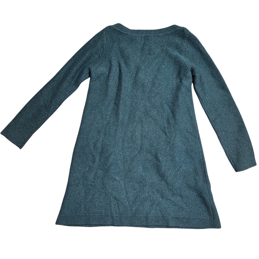 Orla Kiely Blue Vintage Inspired Dress Cashmere Wool Blend Natural Fibers - Picture 8 of 10